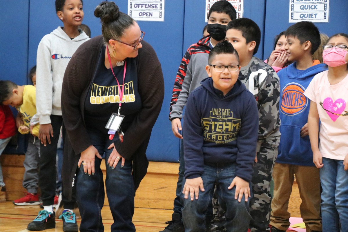 Pep Rally Held at Vails Gate STEAM Academy Prior to New York State